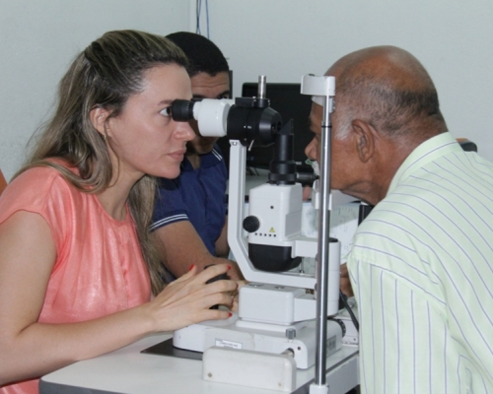 Secretaria de Saúde realizou mutirão de exames de vista em Campo Alegre 