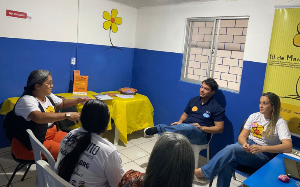 Projeto Fortalecendo Vínculos realiza ação em alusão ao Combate ao Abuso e à Exploração Sexual de Crianças e Adolescente