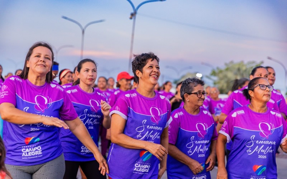 Prefeitura de Campo Alegre promoveu grande Aulão de Zumba com as Mulheres da Academia da Saúde 