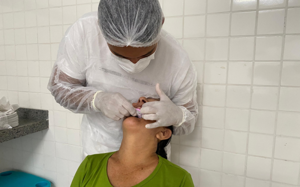 Secretaria de Saúde realiza mutirão para confecção de próteses dentárias no Distrito Luziápolis