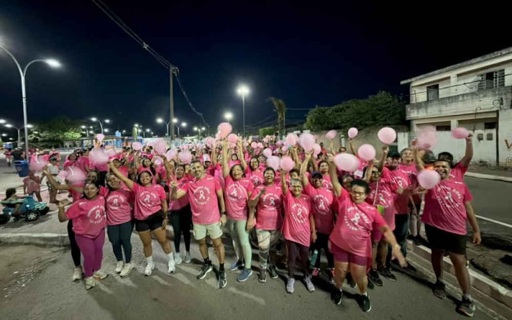 Secretaria de Saúde realizou Caminhada e Corrida em alusão a Campanha Outubro Rosa em Luziápolis