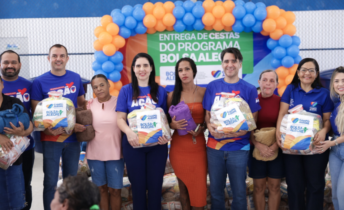 Mais 210 famílias de Luziápolis foram inseridas e passam receber Cestas Básicas do Programa ...