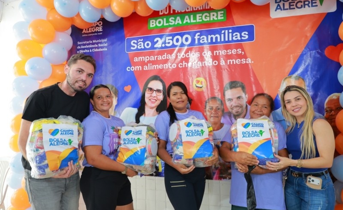 Prefeitura de Campo Alegre realizou a entrega de mais 2.500 Cestas do Programa Bolsa Alegre