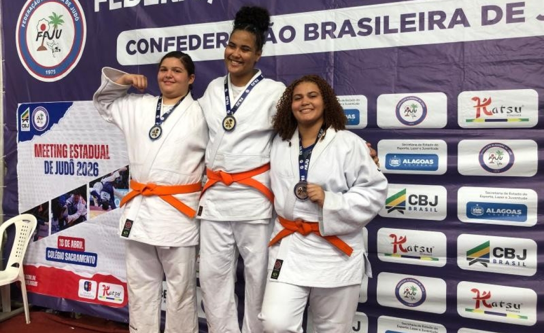 Atletas do Judô de Campo Alegre conquistam medalhas no Meeting Estadual