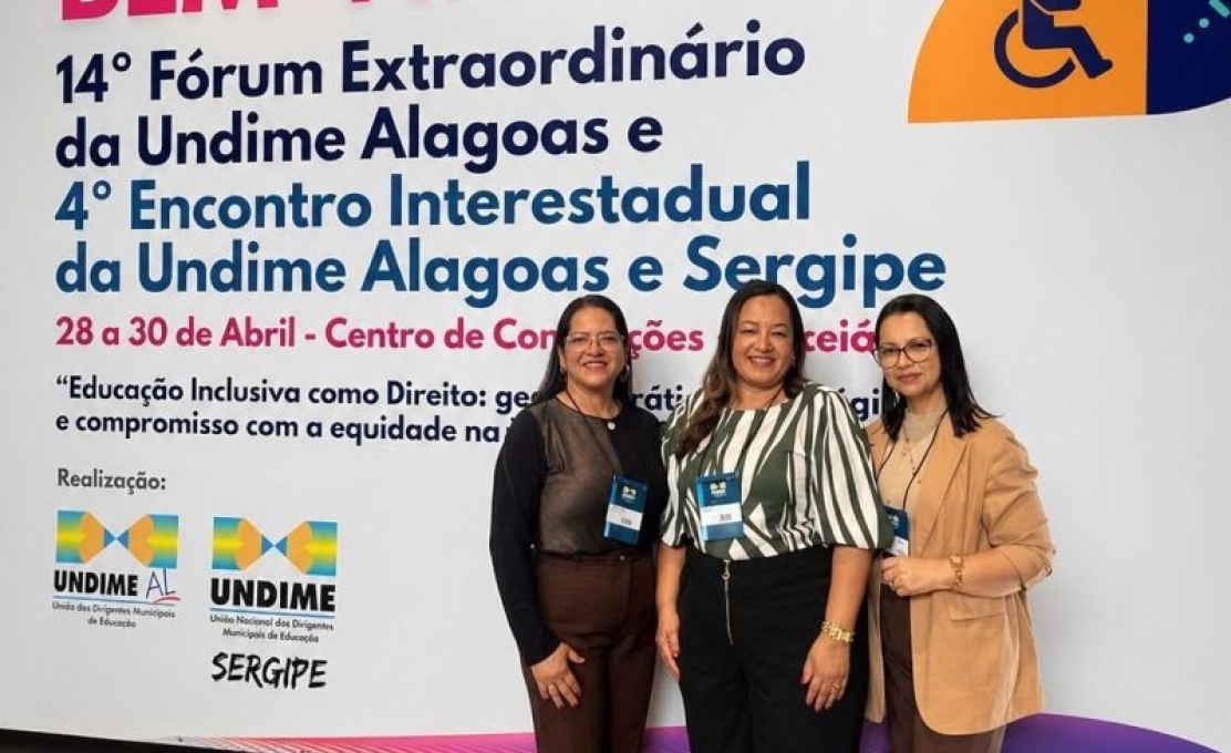 Representantes da Educação de Campo Alegre participam da abertura do Fórum da Undime Alagoas
