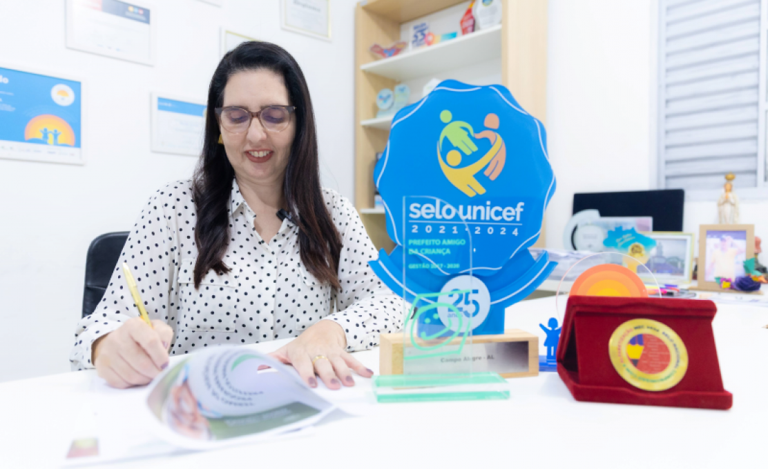 Campo Alegre adere à nova edição do Selo UNICEF edição 2025–2028 