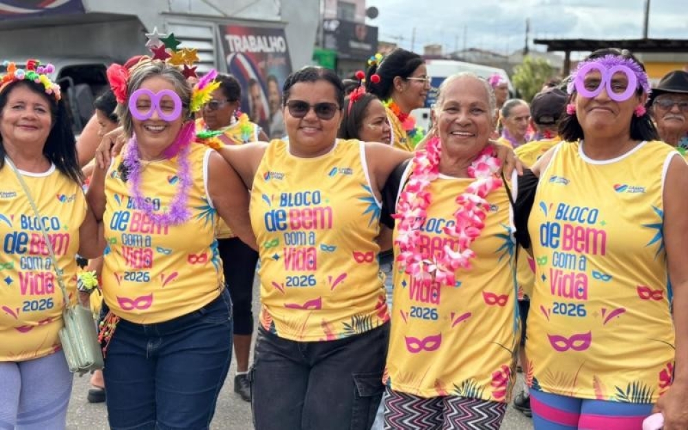 Idosos de Campo Alegre participam com muita alegria do Bloco de Bem com a Vida