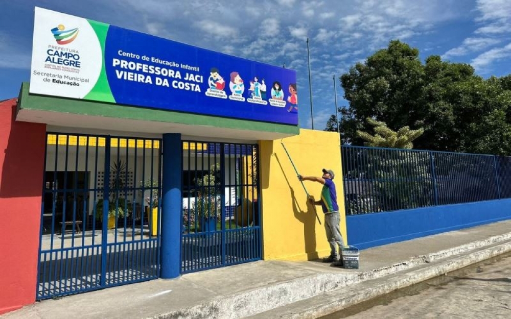 Prefeitura realiza melhorias nas escolas municipais para receber alunos no Ano Letivo 2024 