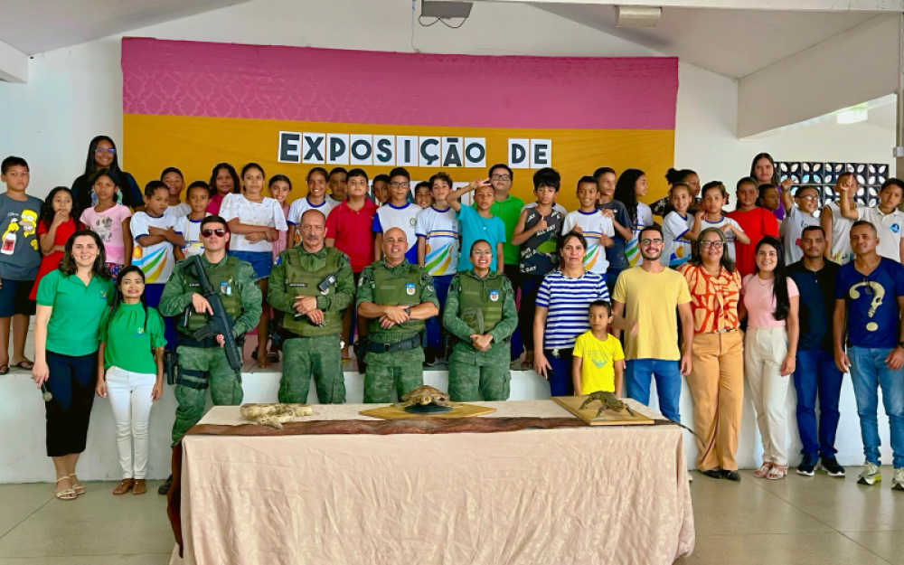 SEMED e BPA promovem exposição de animais taxidermizados para alunos da Rede Municipal