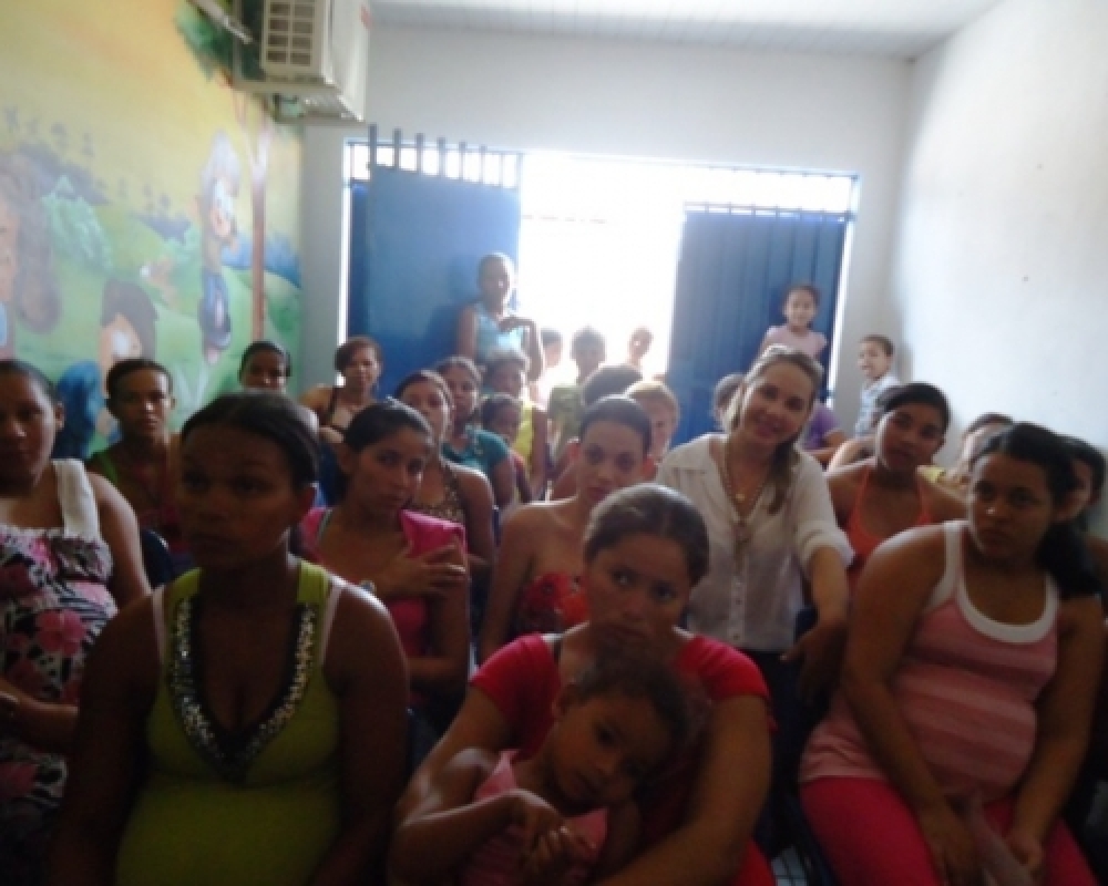 CRAS de Campo Alegre realiza palestra com gestantes atendidas pelo Projeto Viva Vida