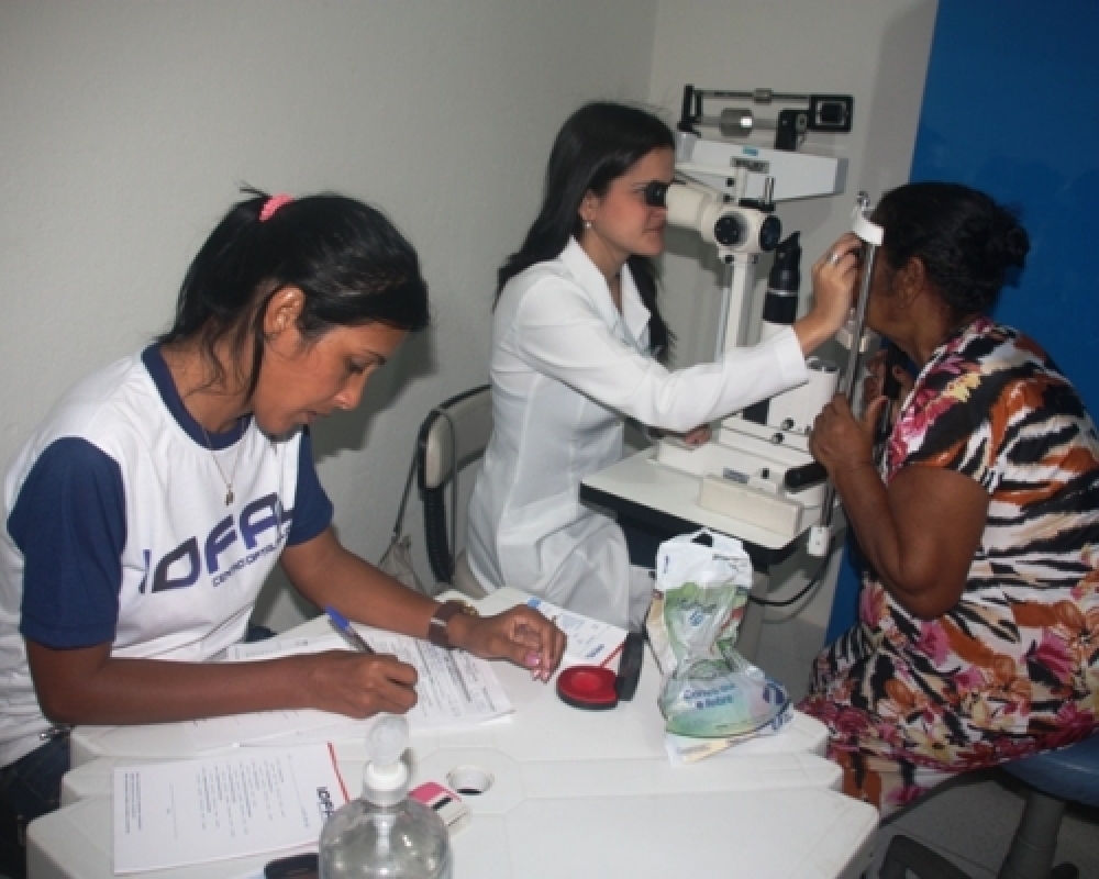 IOFAL e Prefeitura Municipal realizaram 2ª etapa de exames oftalmológicos em Campo Alegre