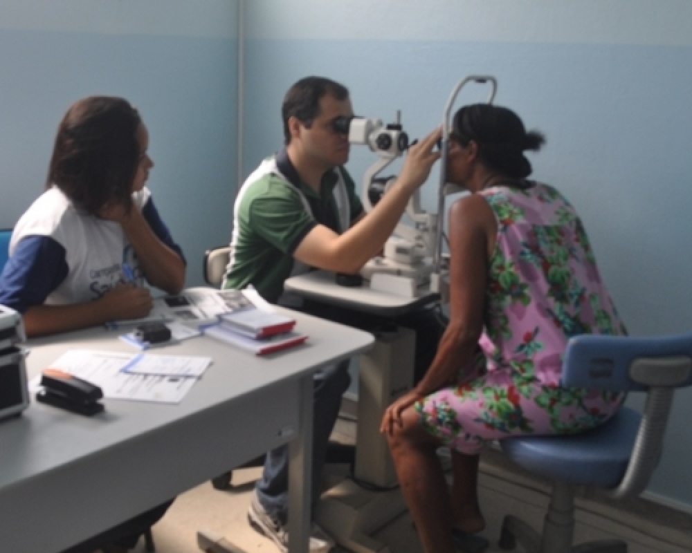 Secretaria de Saúde realizou mutirão de exames de catarata e pterígio em Luziápolis