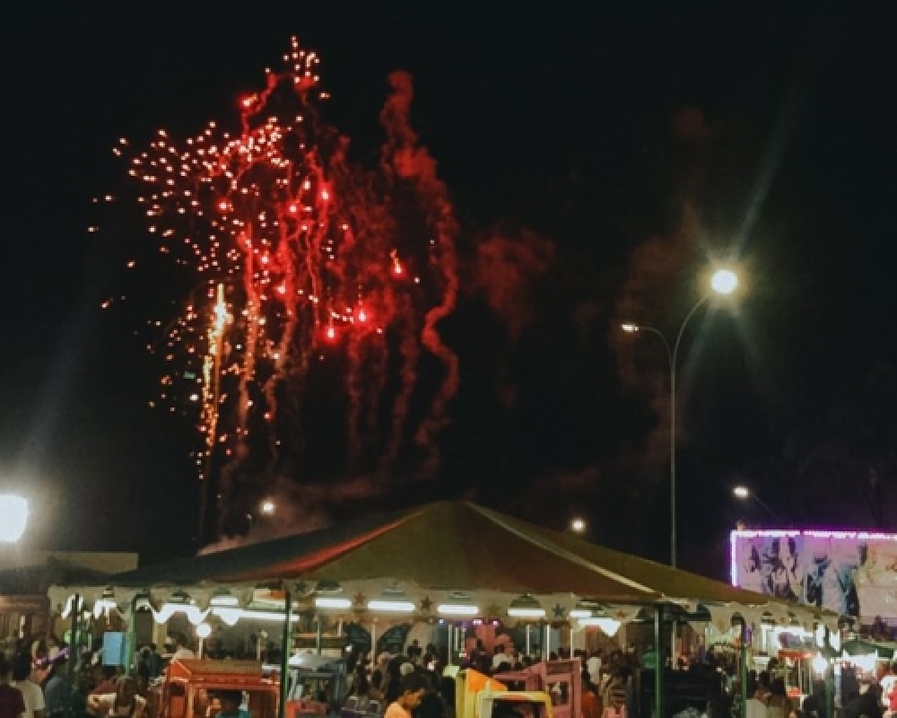 Celebração religiosa e tradicional queima de fogos marcam o réveillon em Campo Alegre