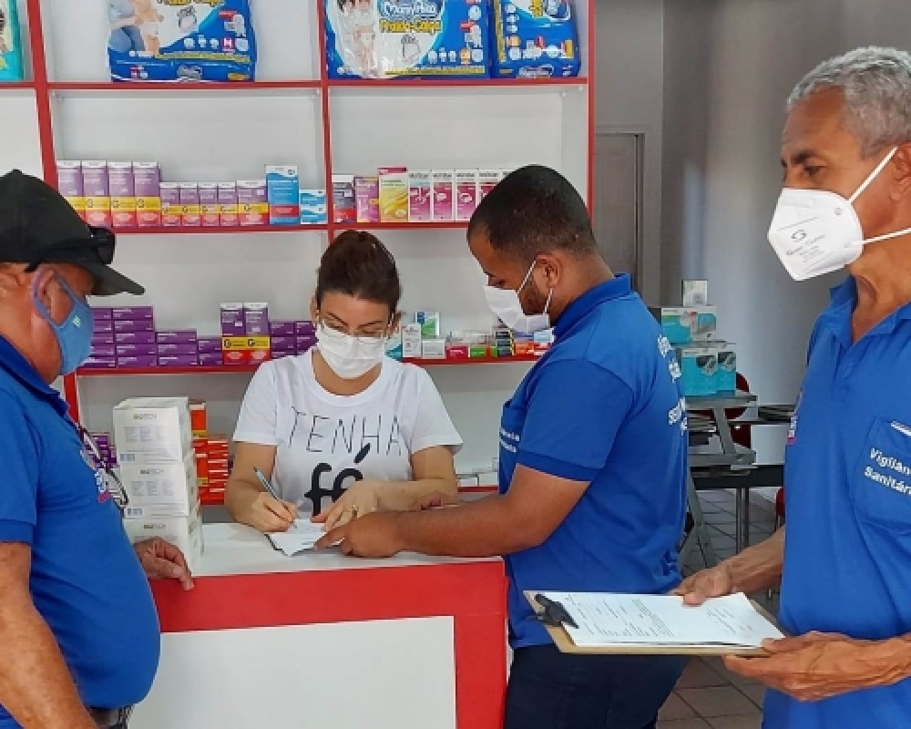 Vigilância Sanitária realiza Serviço de Inspeção em estabelecimentos comerciais 