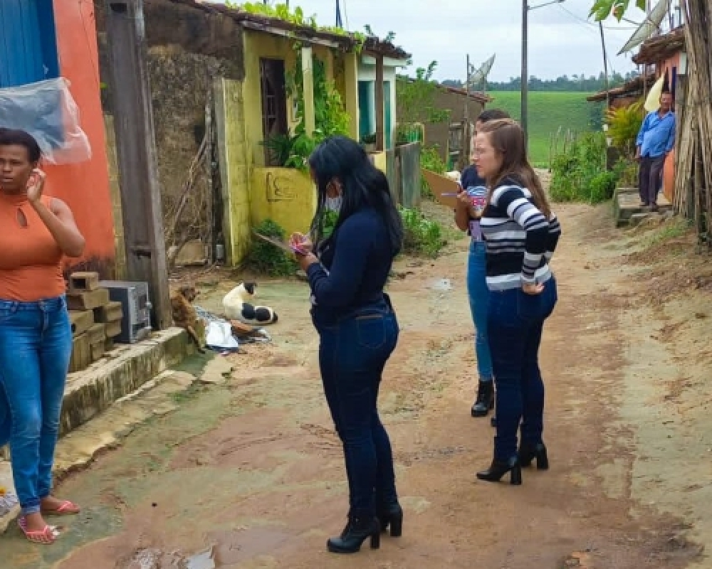 Equipe da Secretaria de Assistência Social realizou visitas em áreas atingidas pelas chuvas 