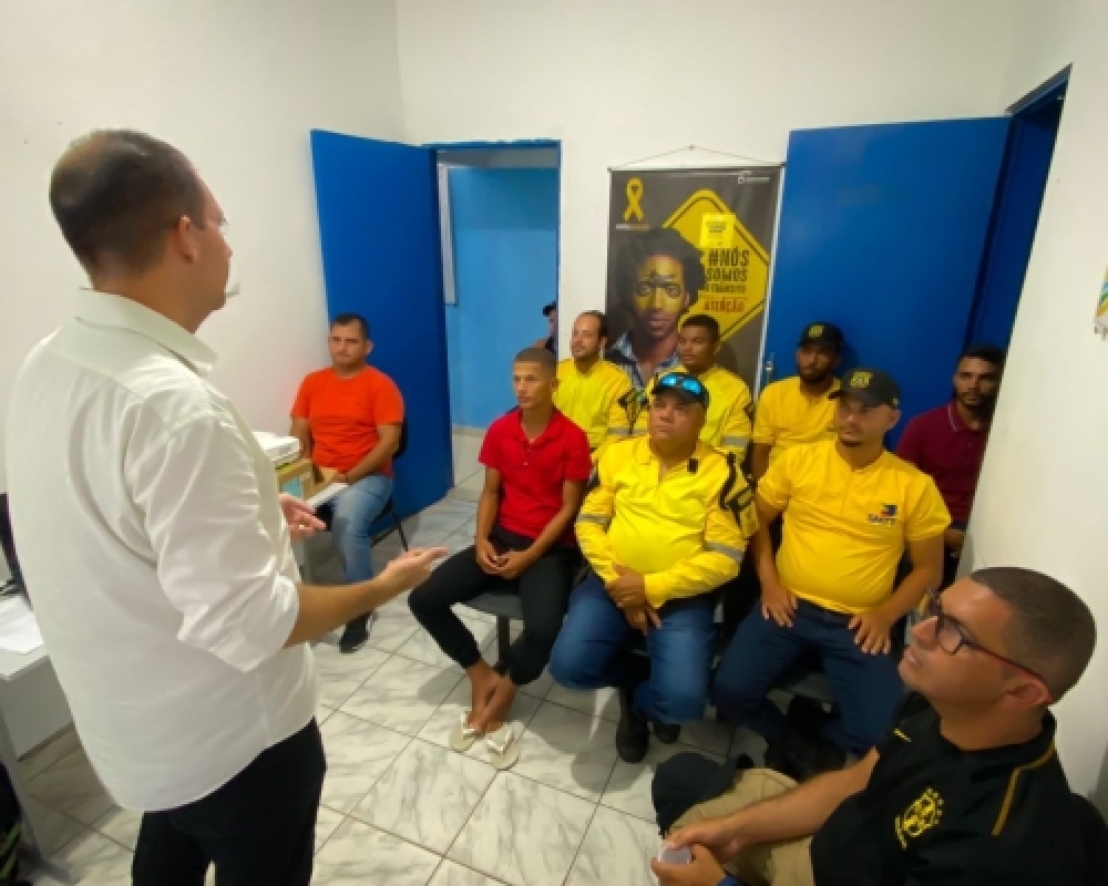 SMTT de Campo Alegre promove treinamento para os agentes de transito do município