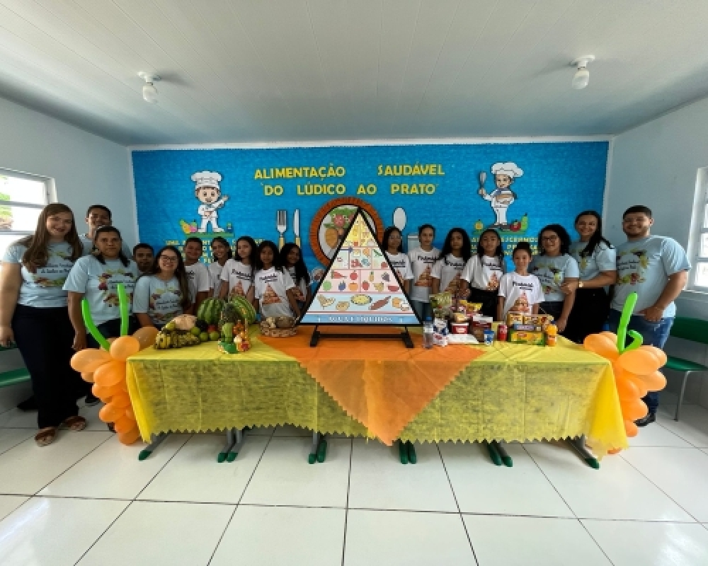 Escola Municipal Pedro de Oliveira realizou a culminância do Projeto Alimentação Saudável