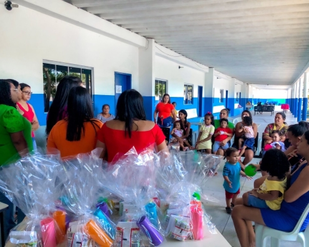 CRAS de Luziápolis realiza encontro com famílias acompanhadas pelo Programa Criança Feliz