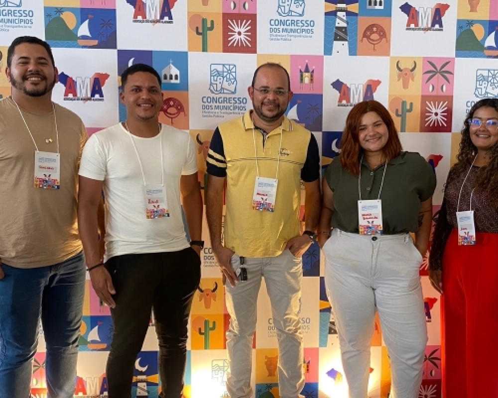 Equipe da Comunicação de Campo Alegre participou do Congresso dos Municípios Alagoanos 