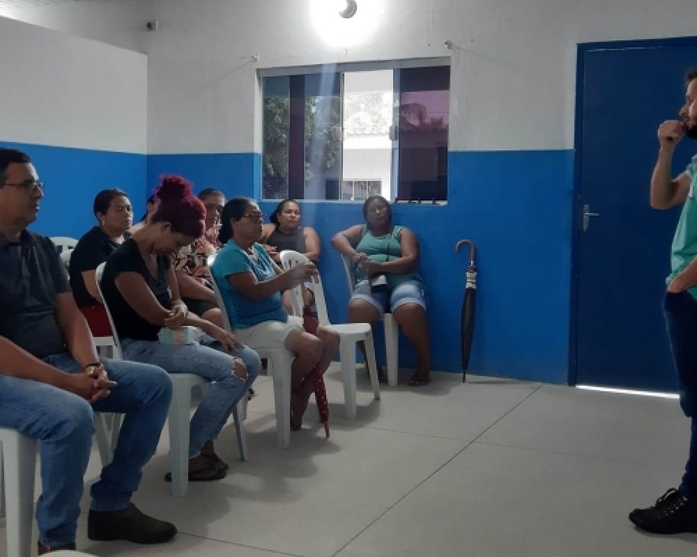 Setor de Habitação, Meio Ambiente e EMATER realizam reunião com o Grupo de Mulheres de Luziápolis