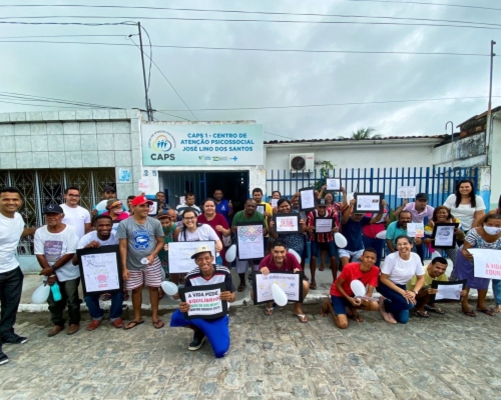 CAPS de Campo Alegre realizou atividade de encerramento da Campanha Janeiro Branco 