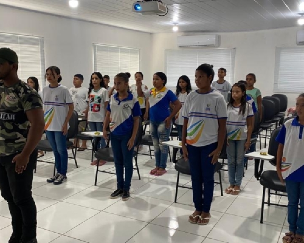 Secretaria de Educação realizou a Aula inaugural do projeto Guarda Mirim