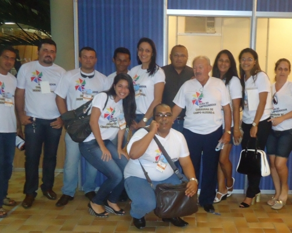 Representantes de Campo Alegre participaram da Feira do Empreendedor em Maceió