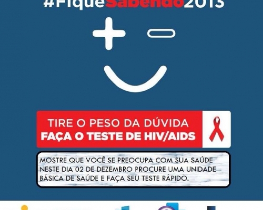 Campanha 'Fique Sabendo' incentiva teste rápido de HIV em Campo Alegre
