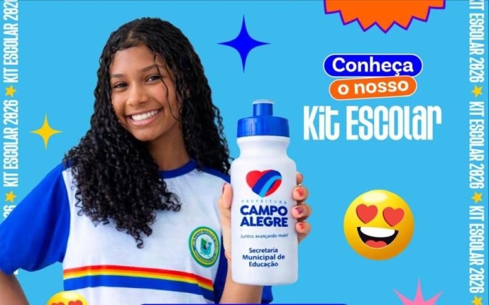 Prefeitura de Campo Alegre realizará a entrega de kits escolares e fardamentos para alunos da Rede Municipal de ensino