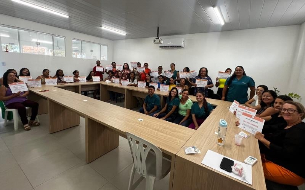 Secretaria de Educação realiza capacitação para os manipuladores da merenda escolar da Rede Municipal de Ensino