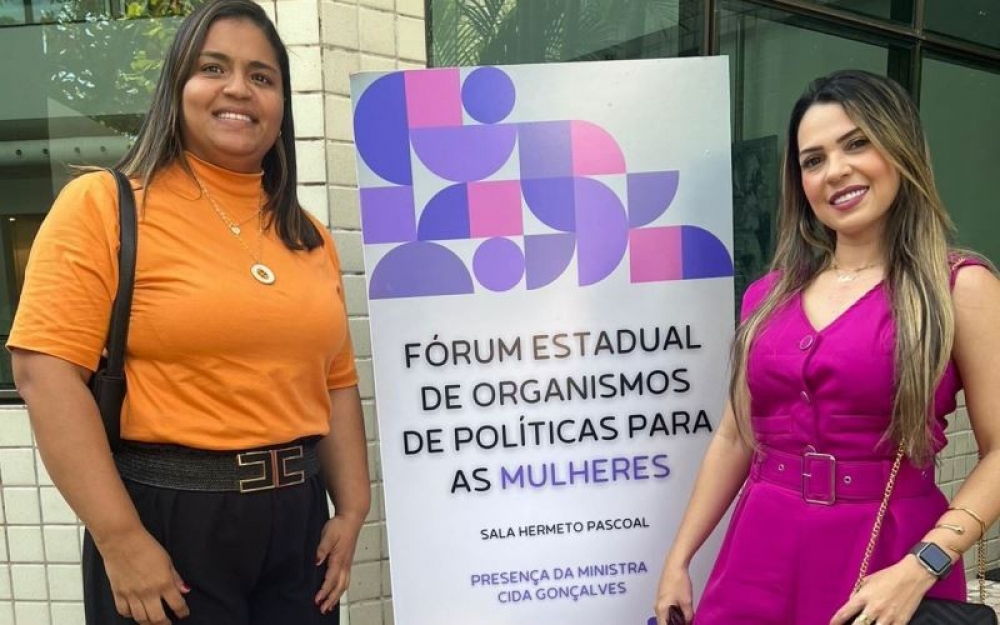 Secretária da Mulher participa de evento com a presença da ministra das Mulheres Aparecida Gonçalves