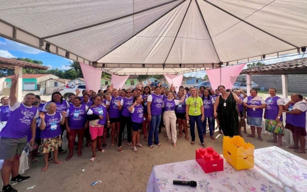 Mulheres do Projeto Farinhada do Povoado Chã da Imbira participam e palestra sobre empreendedorismo 