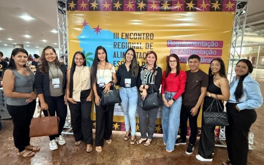 Equipe de Nutrição da Alimentação Escolar participa do III Encontro Regional de Alimentação Escolar do Nordeste