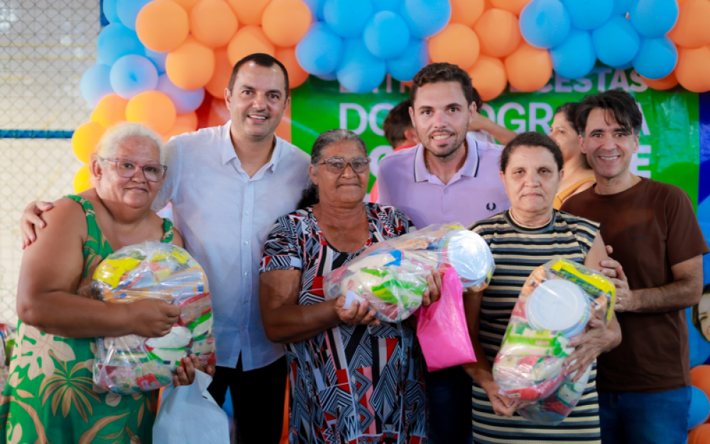 Prefeitura de Campo Alegre realiza mais uma distribuição de mais de 2.500 cestas básicas pelo Programa Bolsa Alegre 