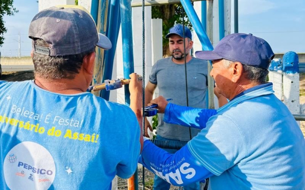 SAAE realiza troca de bomba para melhorar o abastecimento de água no Bairro Belo Horizonte