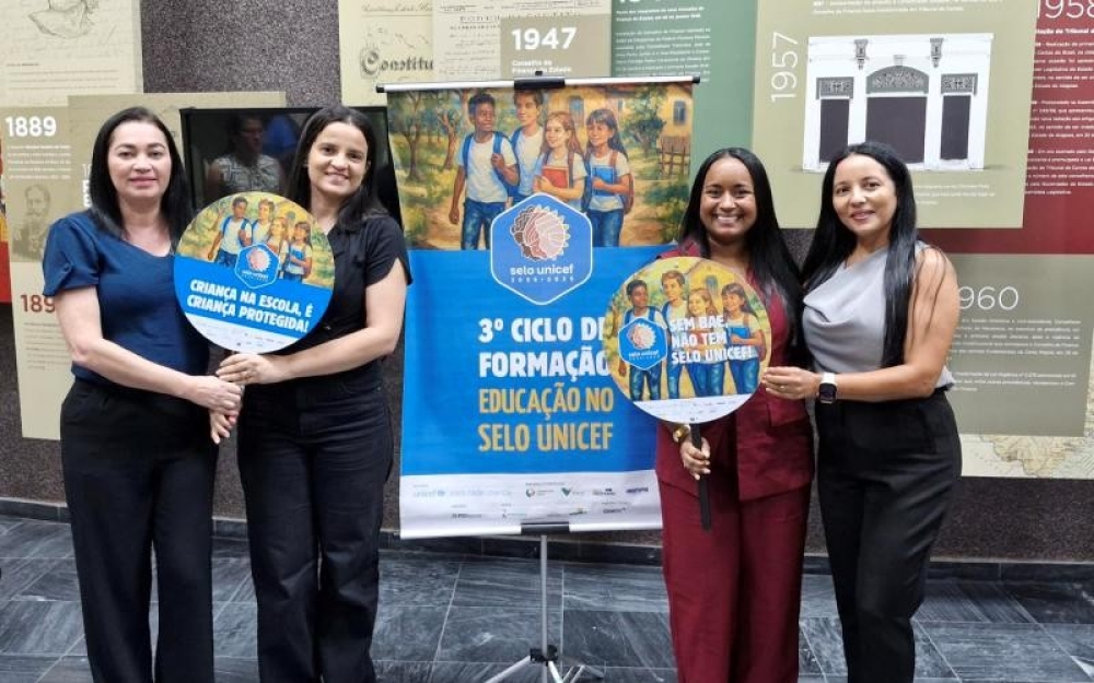 Representantes de Campo Alegre participam do 3° ciclo de formação do Selo UNICEF