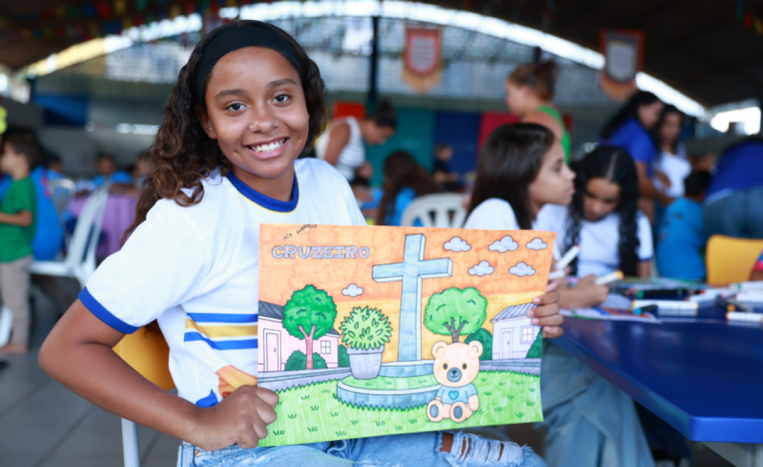 Estudantes de Campo Alegre participam do segundo dia das oficinas de Bobbie Goods 
